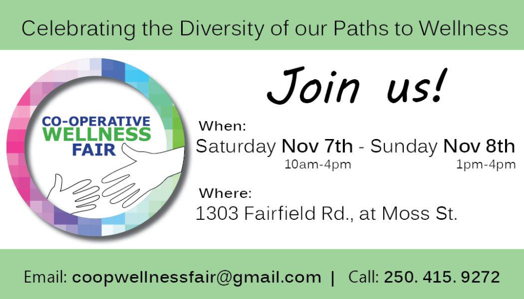 Victoria Health Coop Wellness Fair 2015 Each For All