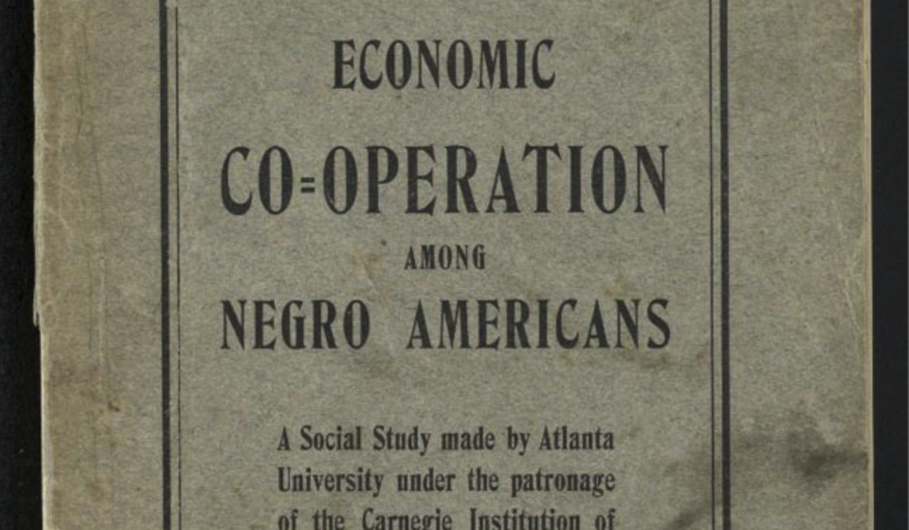 Economic Co-operation amoung Negro Americans